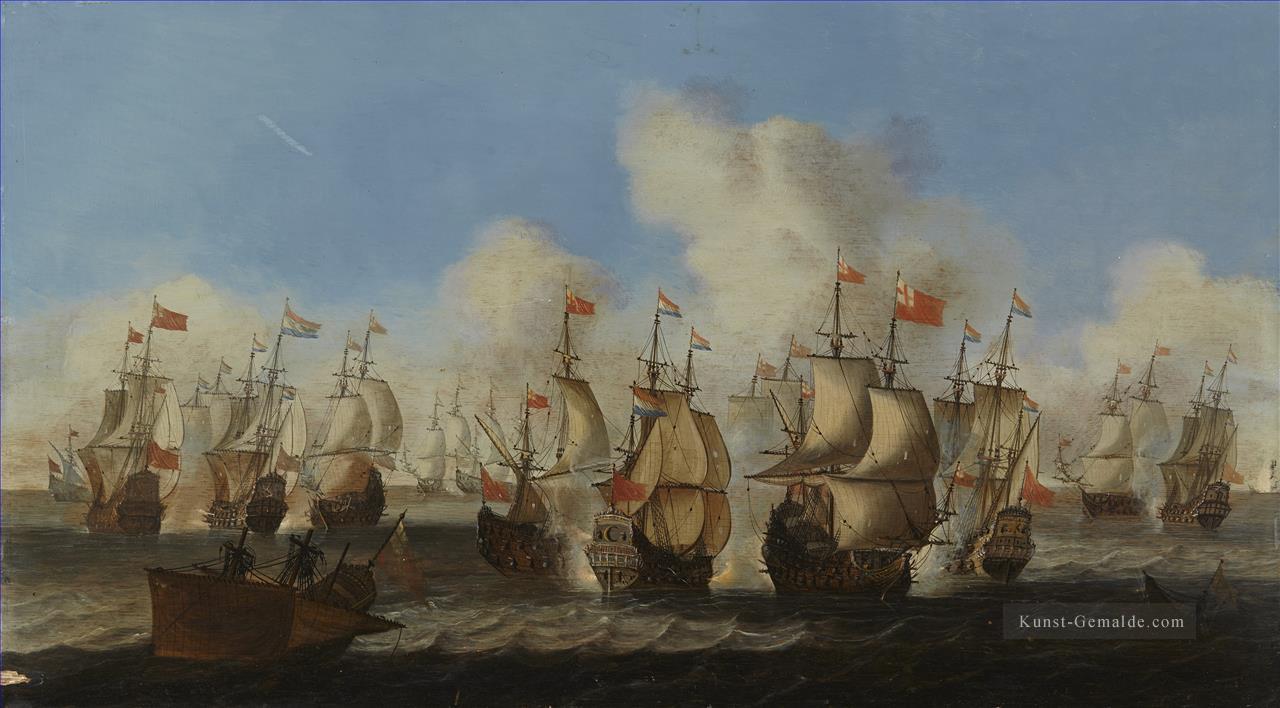 Engelska och hollandska fartyg i krig fran 1600 talet Skoklosters slott Seekrieg Ölgemälde